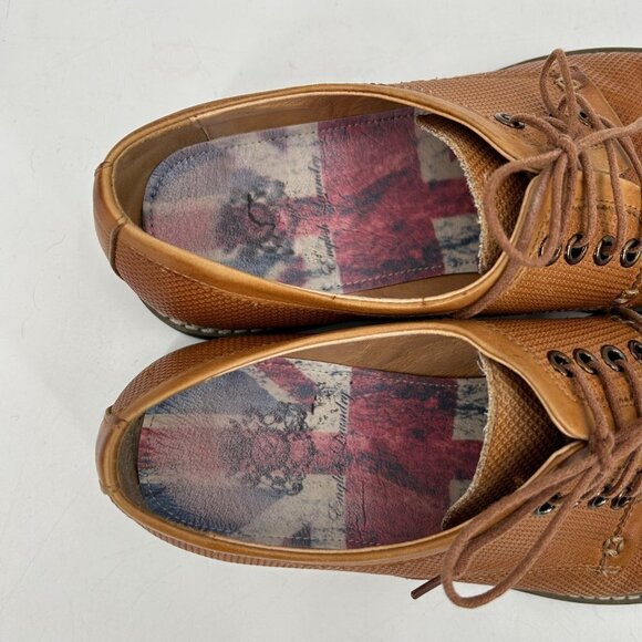 ENGLISH LAUNDRY Men\'s Brown Leather Oxford Lace Up Office Shoes Size 11 main image 9